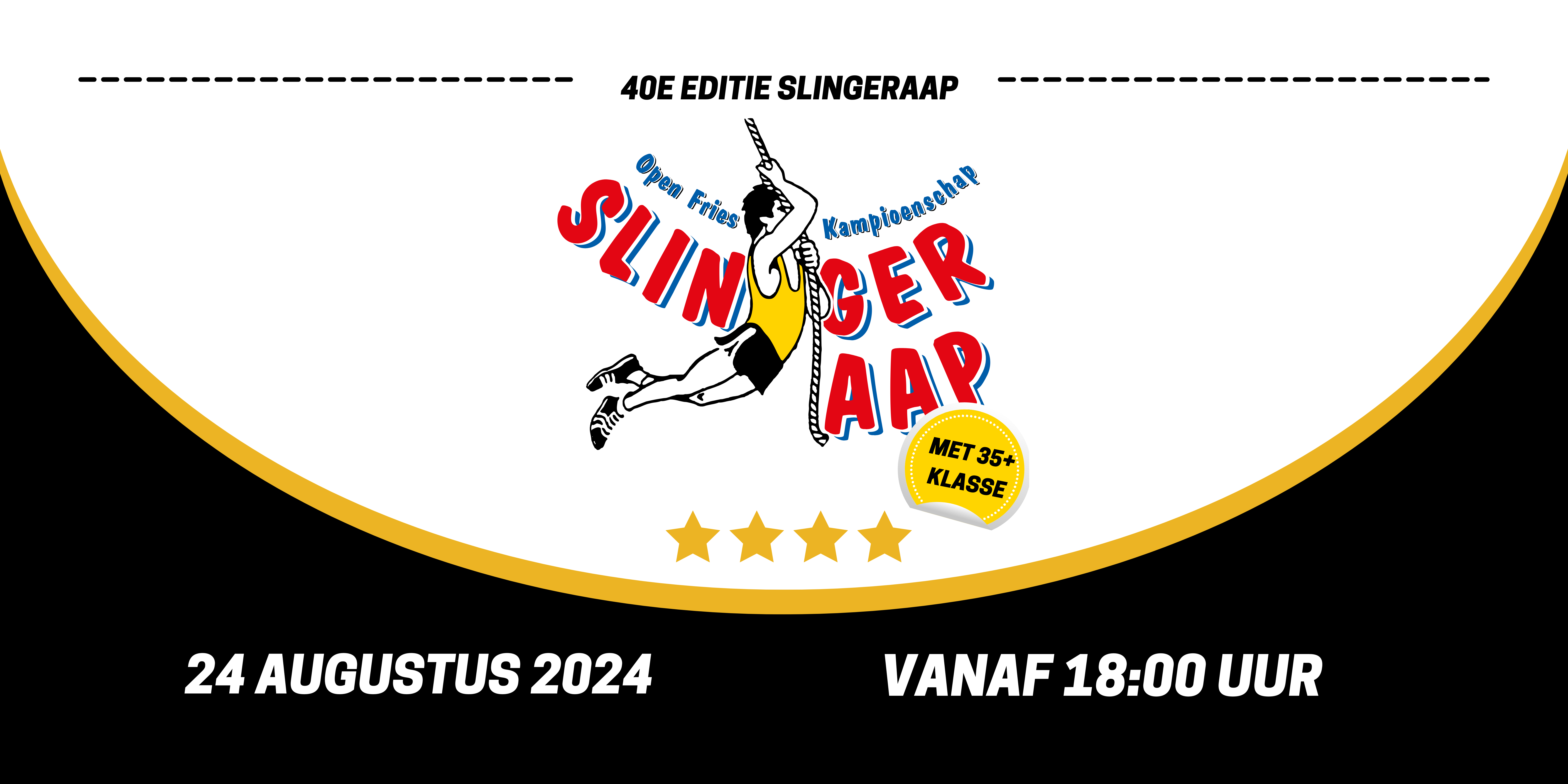 Banner 40e editie Slingeraap